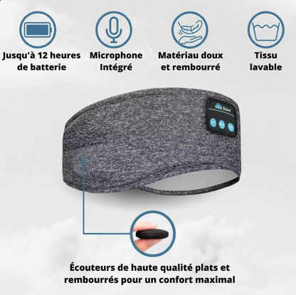 SilkySound - Bandeau audio pour dormir