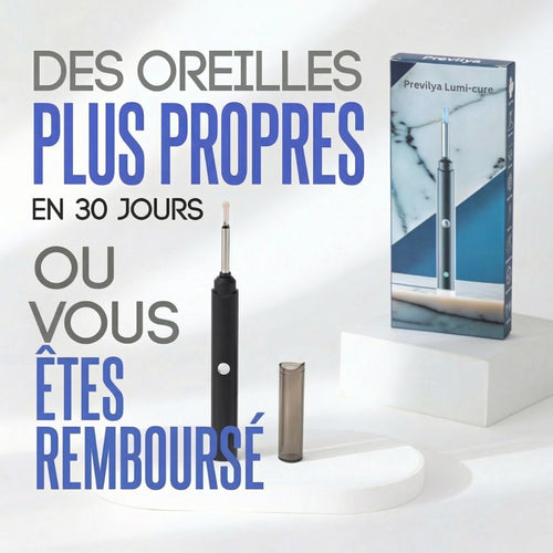 Previlya lumi-Cure  : L'hygiène auriculaire haute précision.
