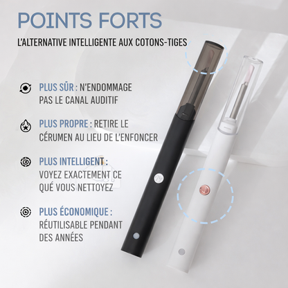 Previlya lumi-Cure  : L'hygiène auriculaire haute précision.